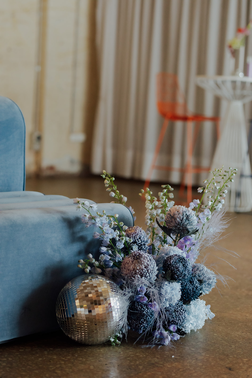 Intimate wedding infused with fun and colour