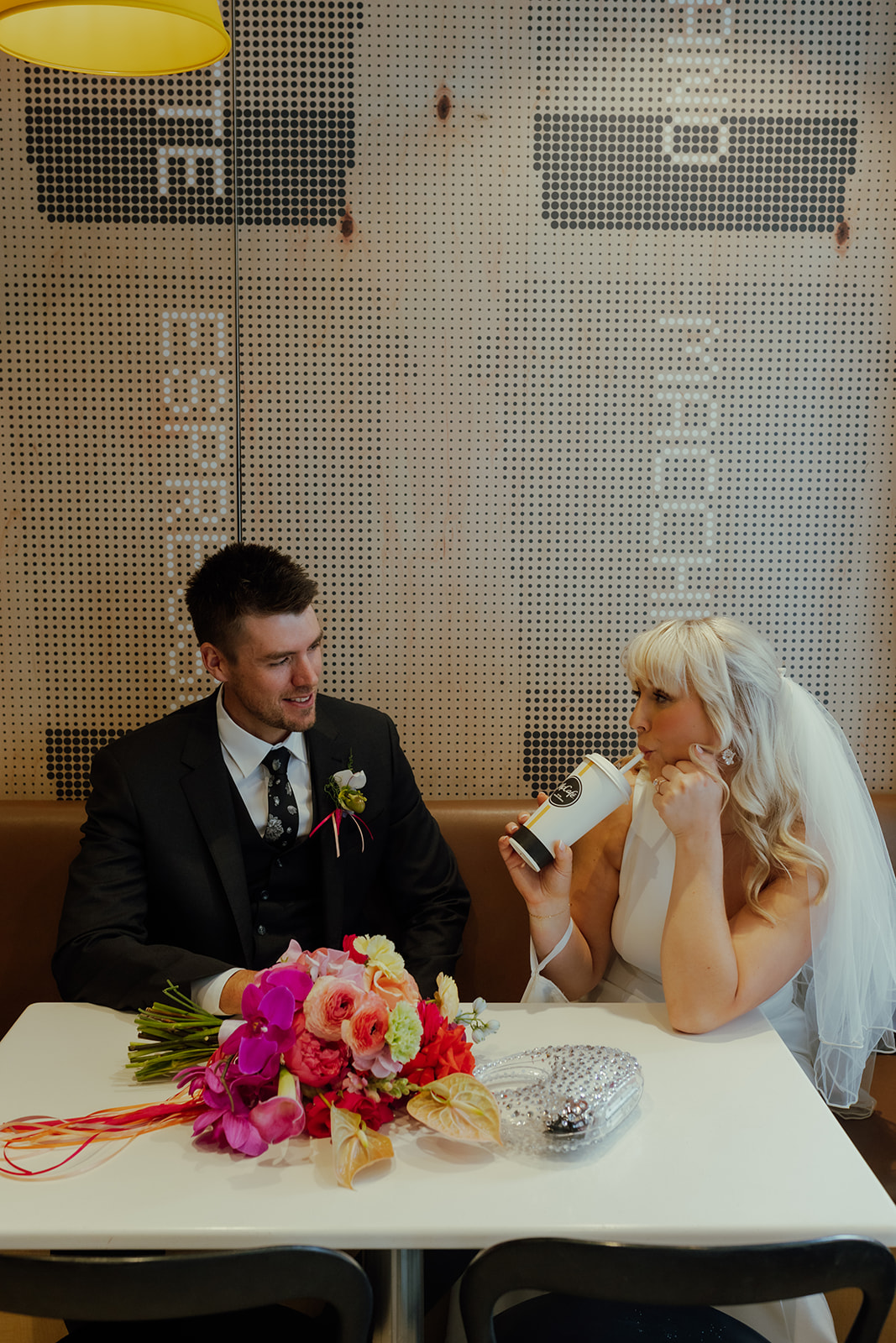 Wedding portraits in urban Adelaide style setting