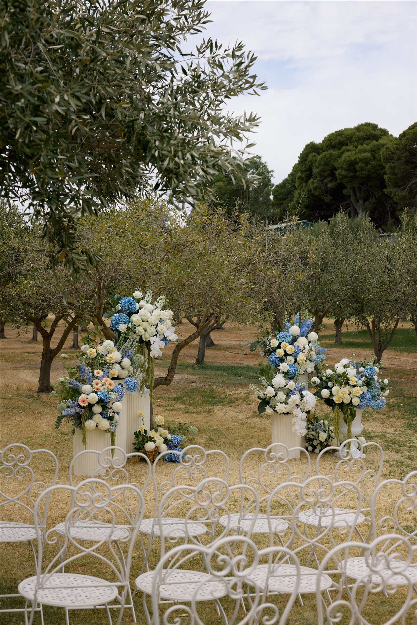 European style summer garden wedding at Lloyd Brothers Wines