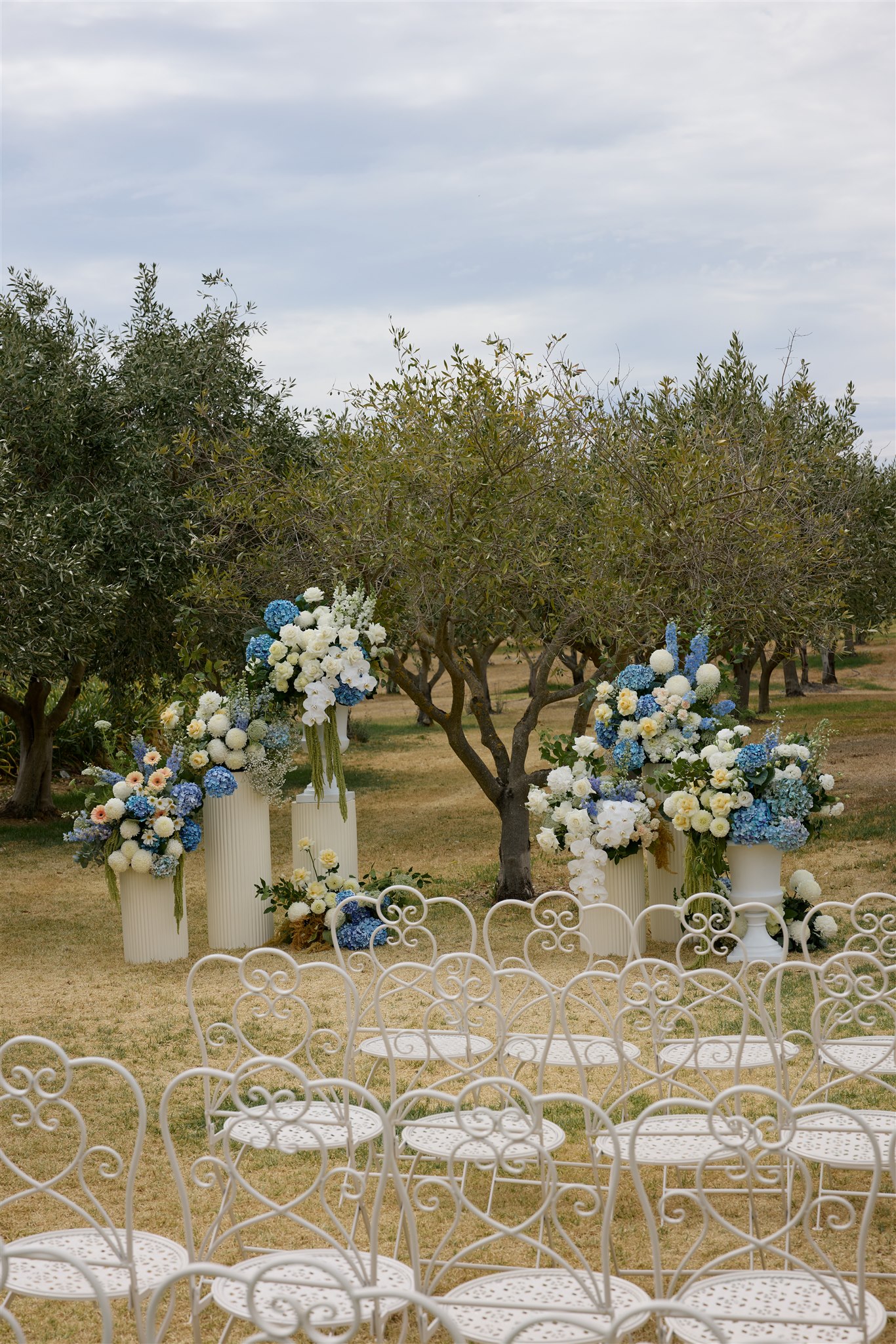 European style summer garden wedding at Lloyd Brothers Wines