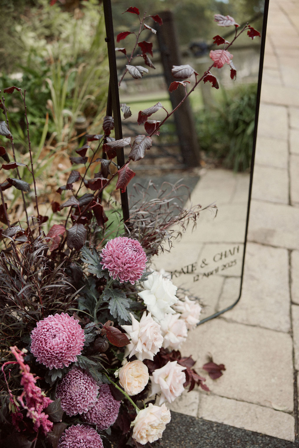 Moody Autumn Celebration for Kate and Chans wedding at Hazelmere Homeestead