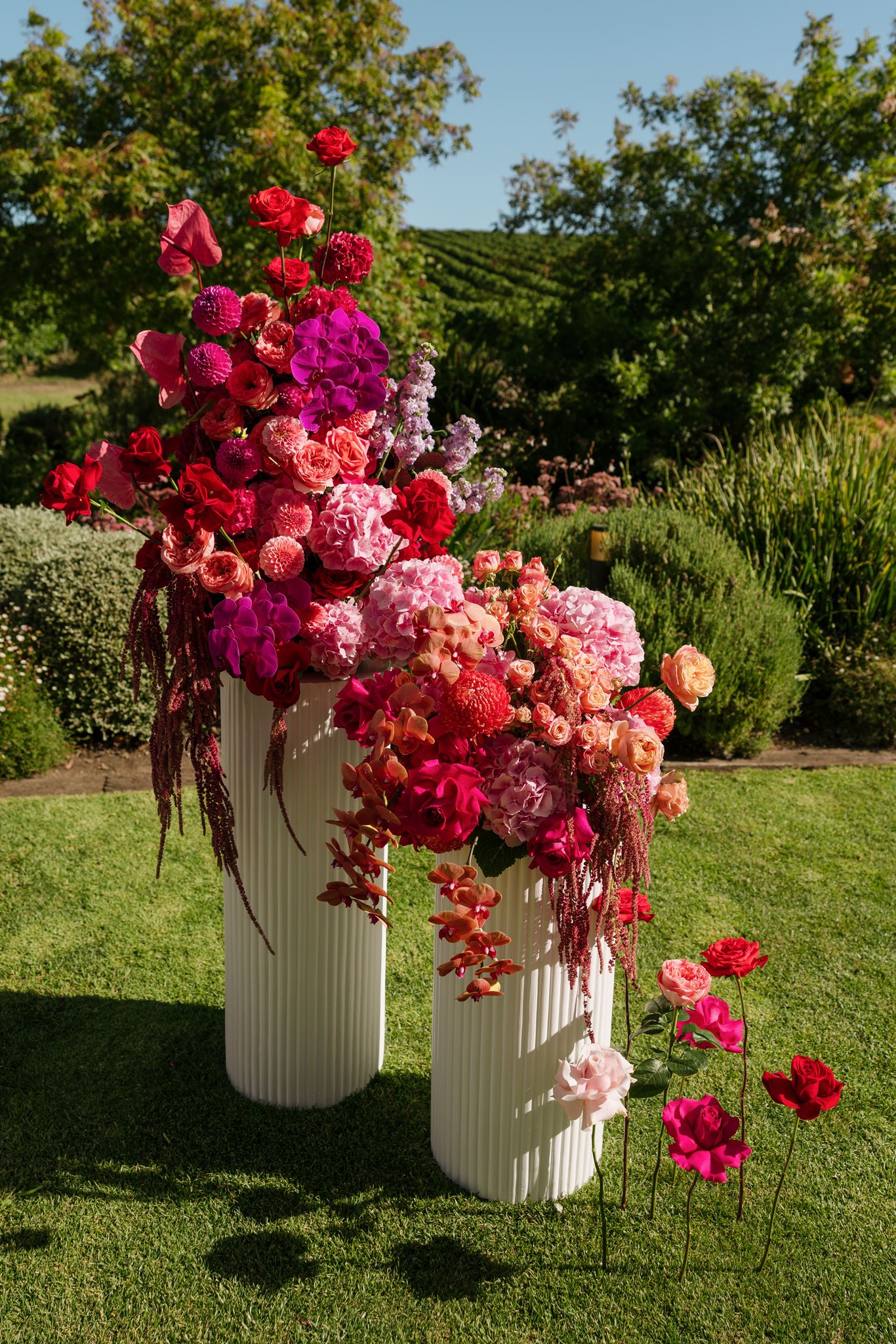 Colourful Wedding Styling at Goldings Winery Adelaide