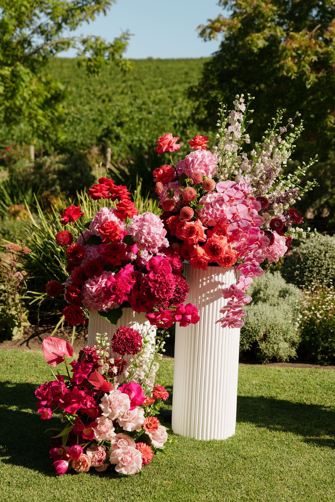 Colourful Wedding Styling at Goldings Winery Adelaide