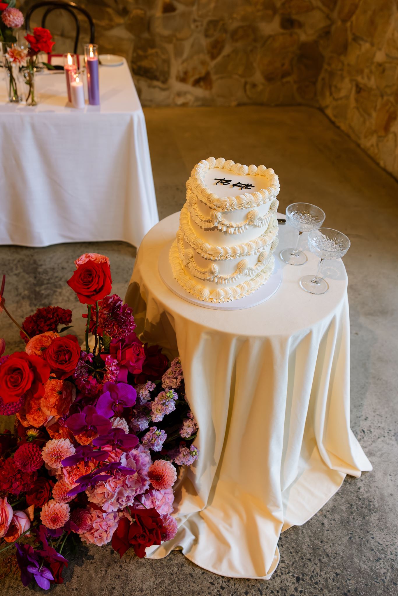 Colourful Wedding Styling at Goldings Winery Adelaide