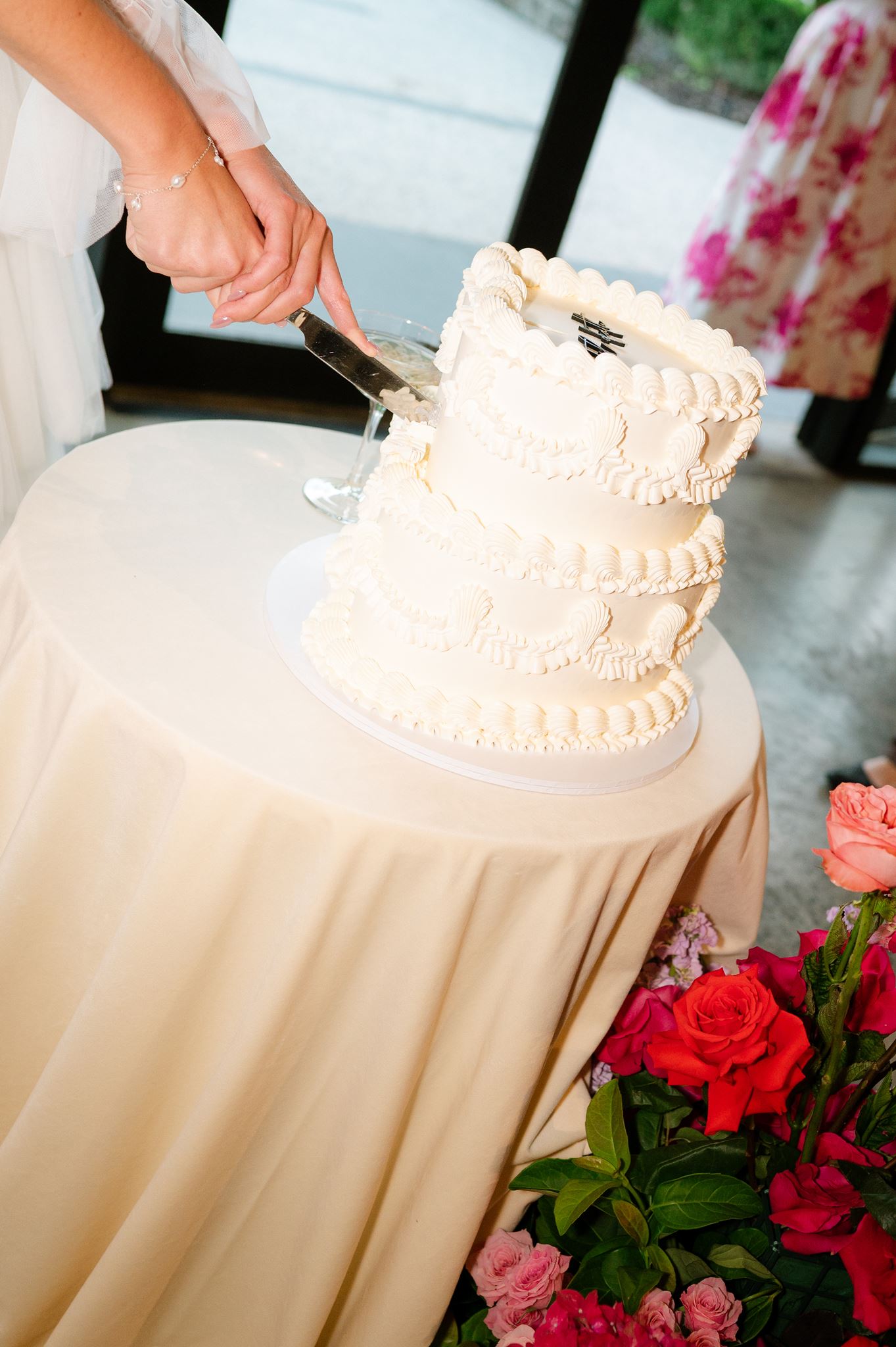 Wedding cake at Colourful Wedding Styling at Goldings Winery Adelaide